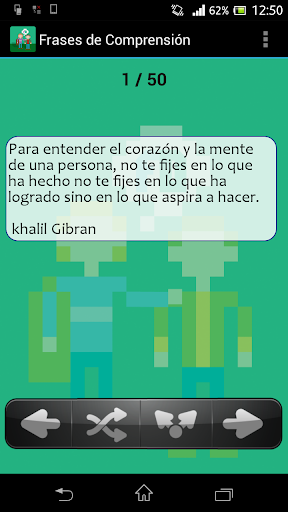 Frases de comprensión