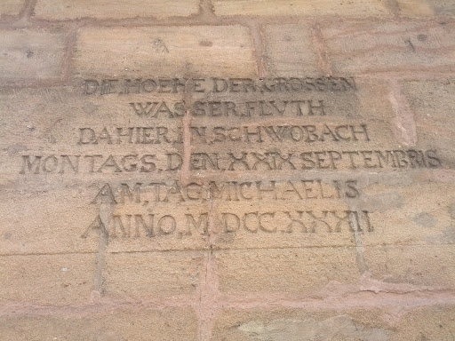 Inschrift Spitalkirche