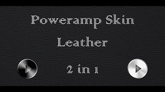 Poweramp Leather Skin 2 in 1 - screenshot thumbnail