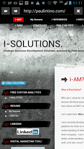 i7 Business Development Tool