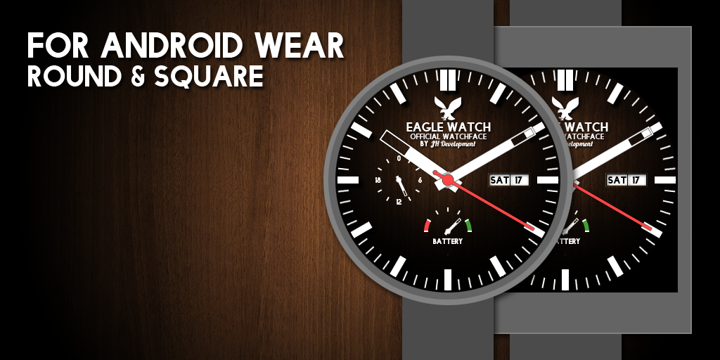 Android application Eagle Watch Face screenshort