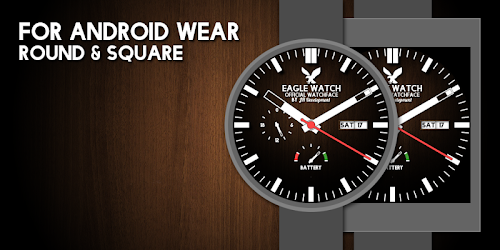 Android application Eagle Watch Face screenshort