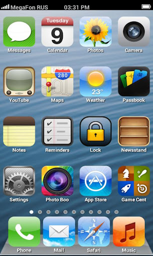 Fake iPhone 5 Launcher Apk v2.6