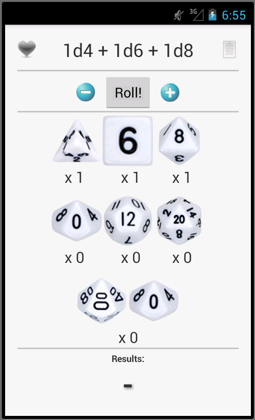 Dice Roller Pro Screen 3