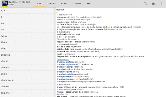 Concise Oxford Spanish Dict Screenshots 1