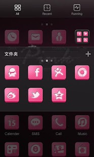 Pink GO Launcher Theme - screenshot thumbnail