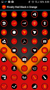 How to install Rivalry Red Black n Orange 1 apk for pc