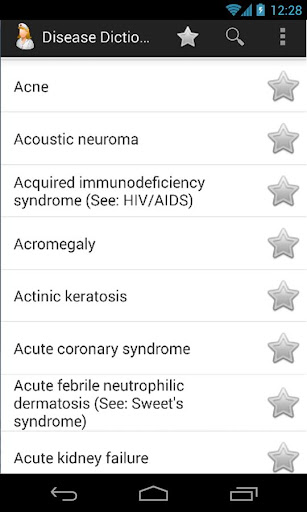 Diseases Dictionary