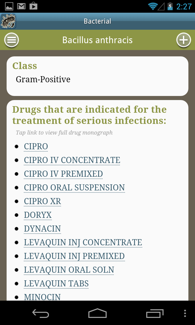 Drugs &amp; Bugs Screen 3