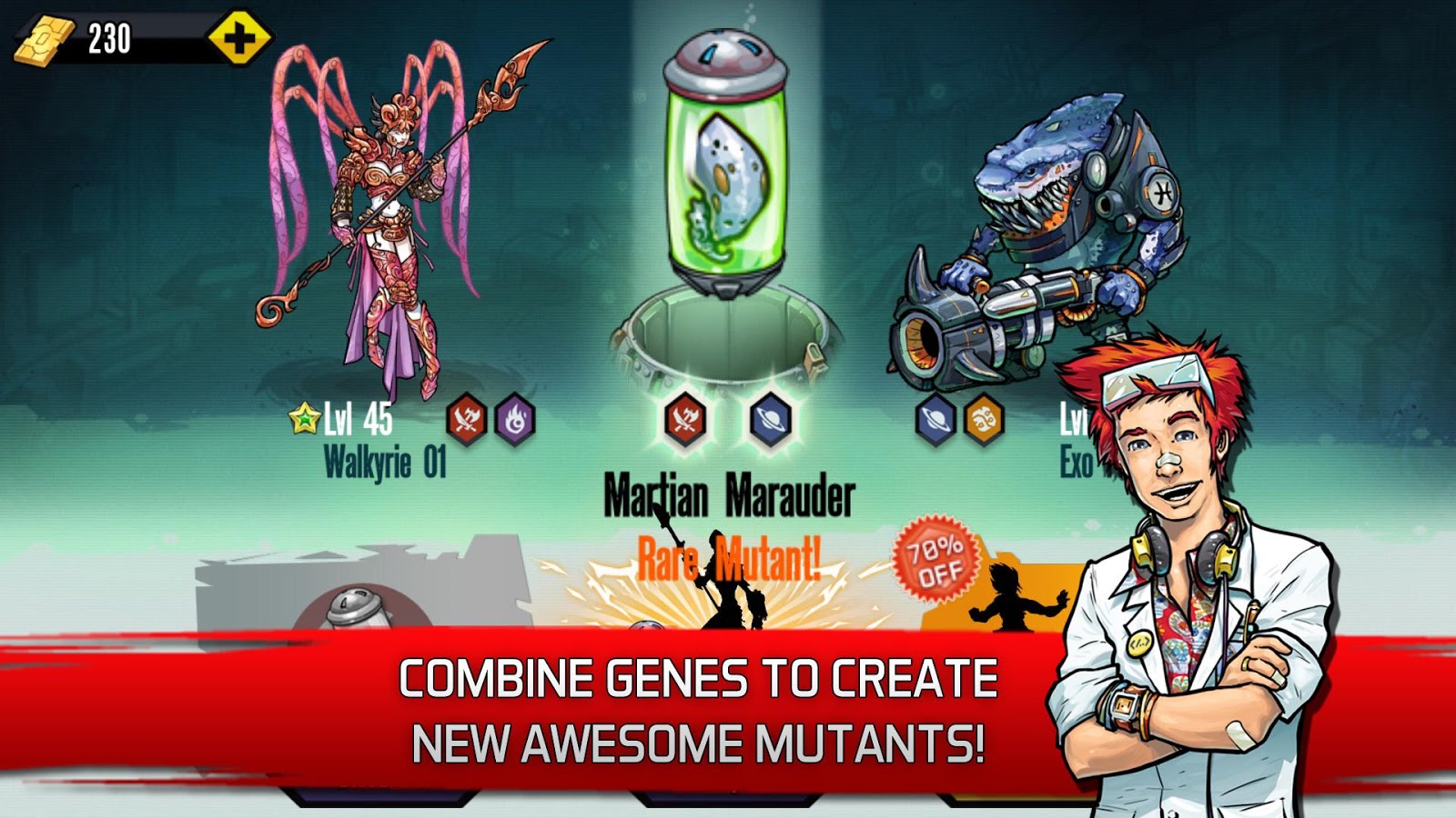Mutants Genetic Gladiators App