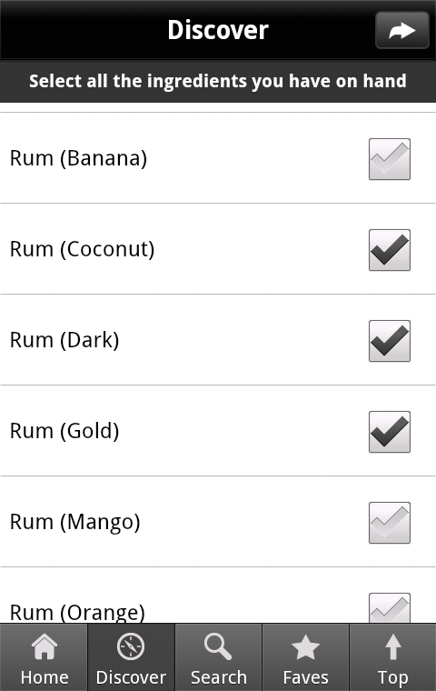 iBartender - Drink Recipes Screen 2