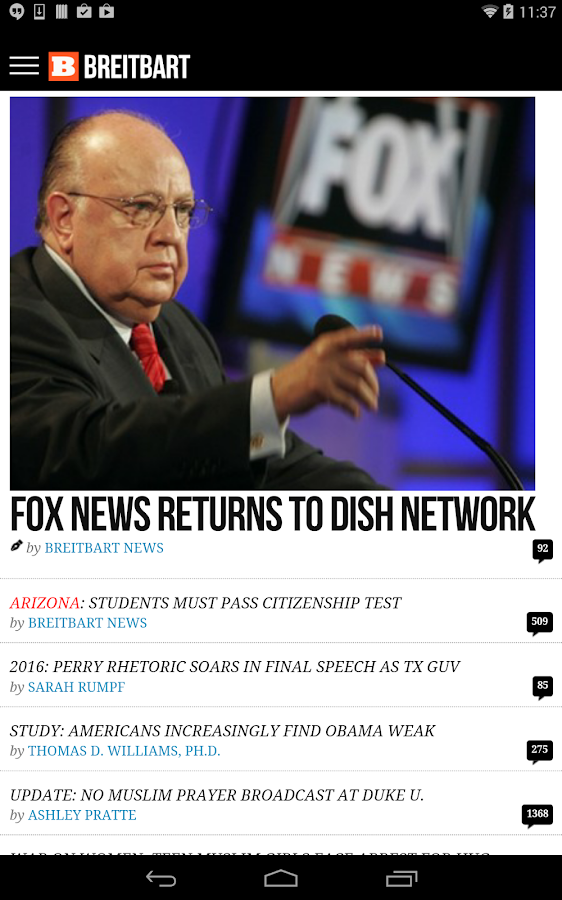 Breitbart android apps on google play