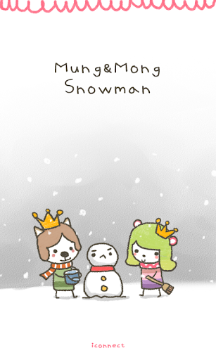 MoongMong Snowman go launcher