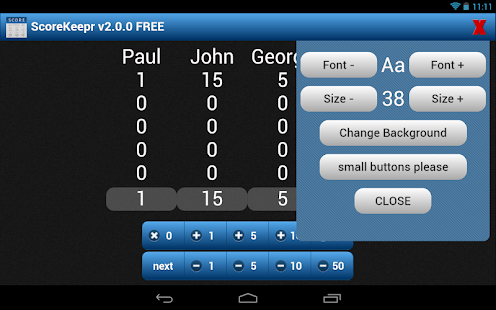 Score Keeper FREE Screenshots 7