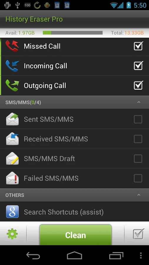    History Eraser Pro - Clean up- screenshot  