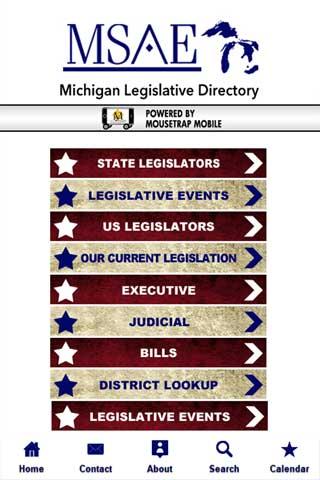 MSAE Michigan Legislative App