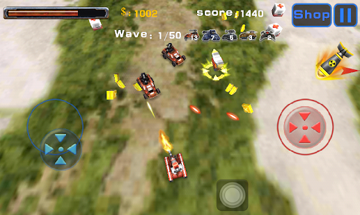  and realistic  battling exploding effects Tank World War 3D v14 apk