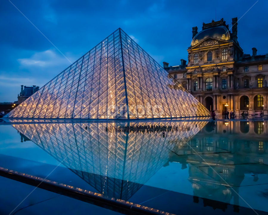 Blue Reflections by Brian Kerr - Buildings & Architecture Public & Historical