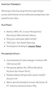 Lowongan Kerja Indonesia Screenshots 7