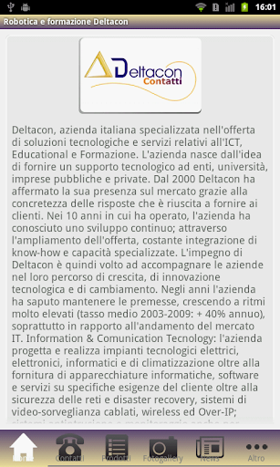 Robotica e formazione Deltacon