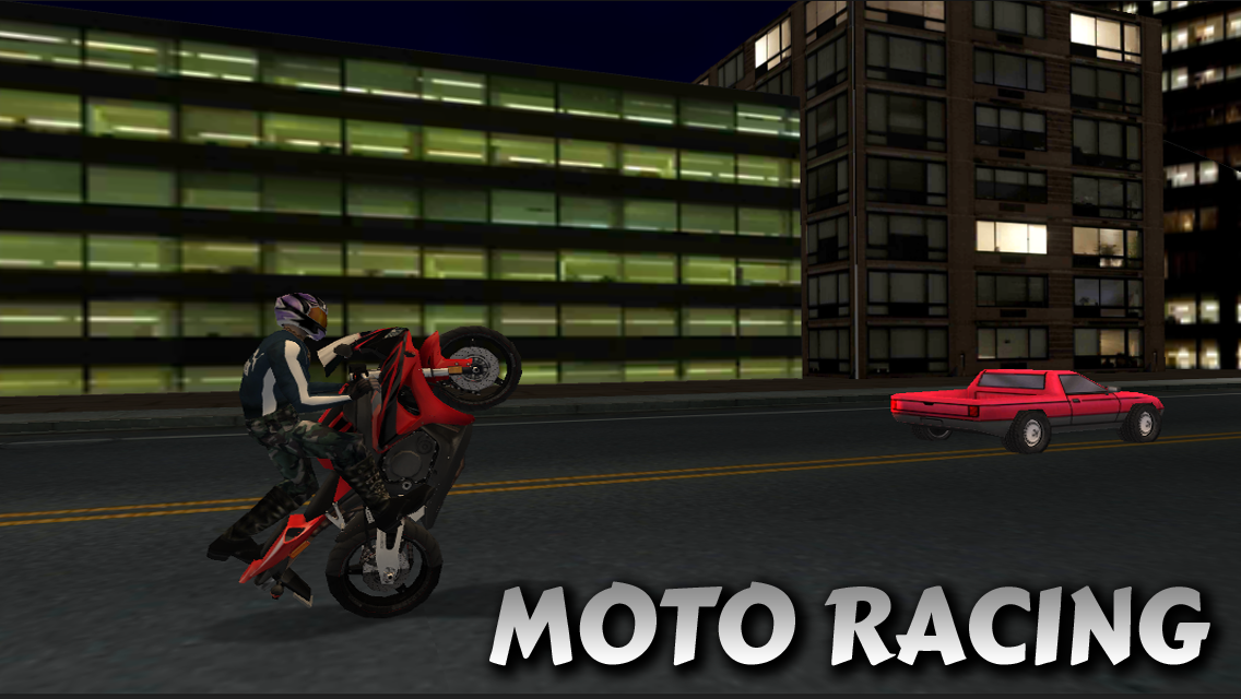 Moto balap pembalap malam kota android games}