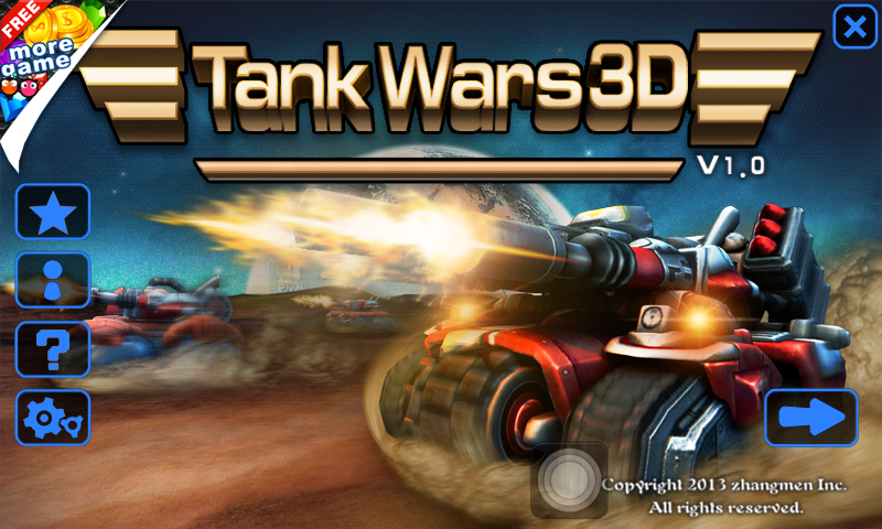 Tank World War 3D android games}