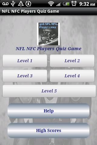 NFL NFC Players Quiz Game 2012