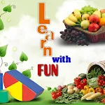 Fruit veg shape color for kids Apk