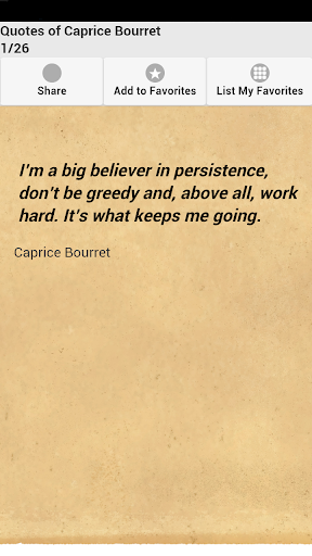 Quotes of Caprice Bourret