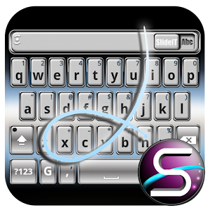 SlideIT Precious Silver Skin.apk 4.0