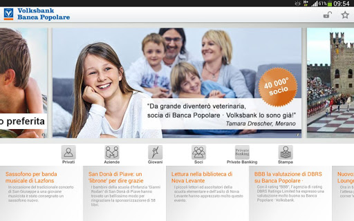 Volksbank per tablet