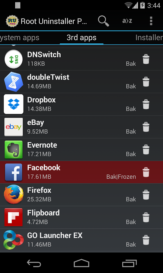    Root Uninstaller- screenshot  