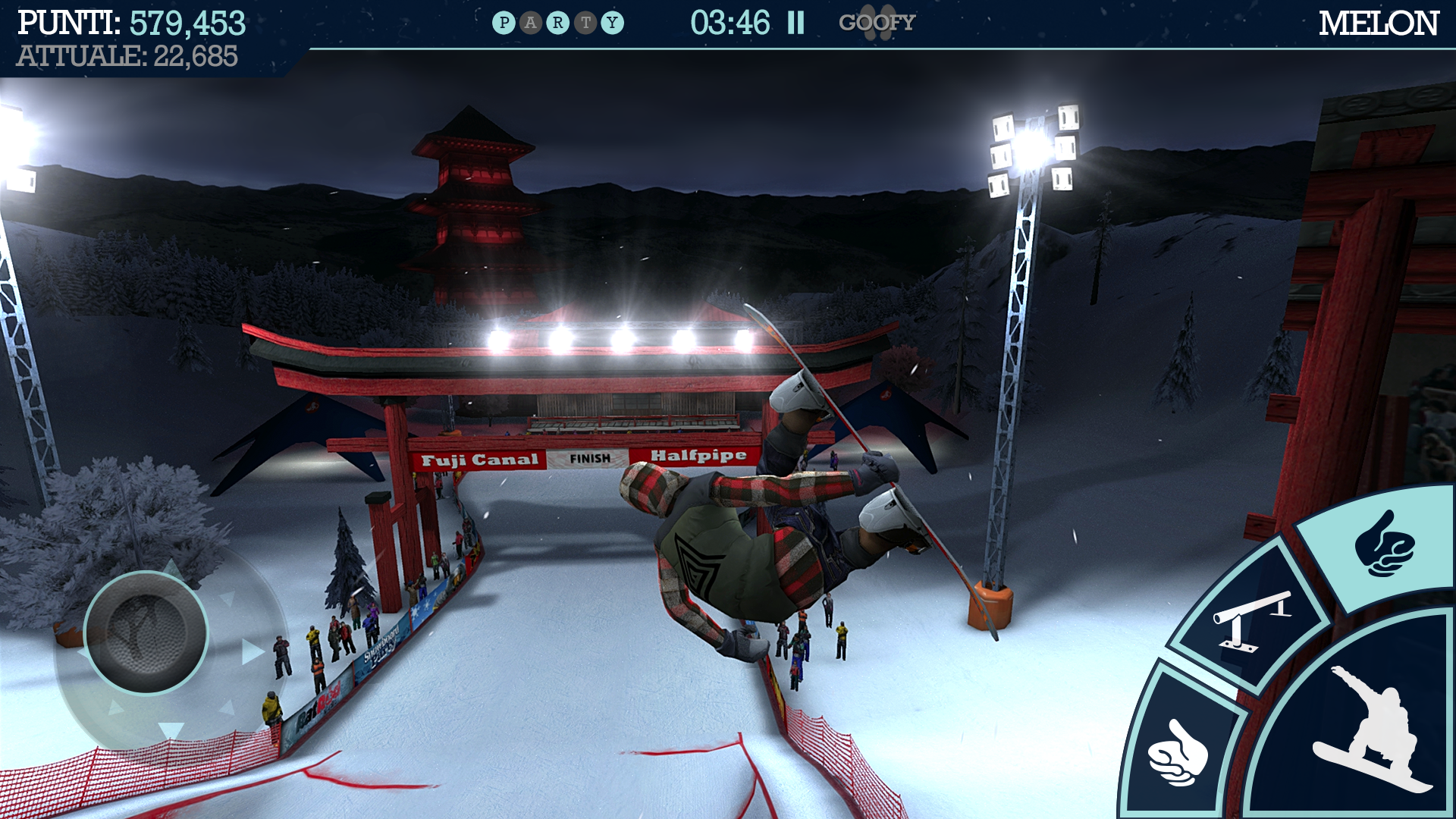 Android application Snowboard Party Pro screenshort