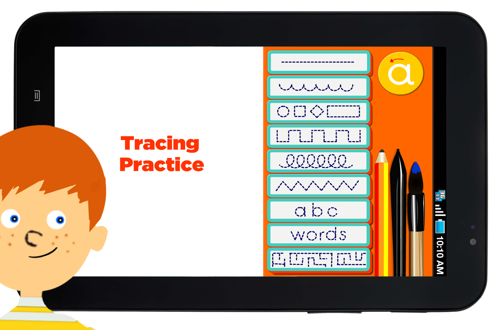 Android application Tracing For Kids screenshort