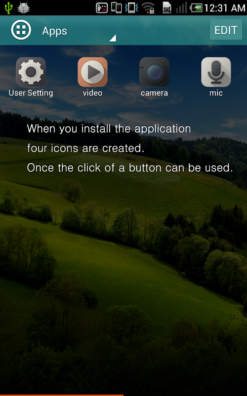 Android application SecretCamera-spy record mp3! screenshort