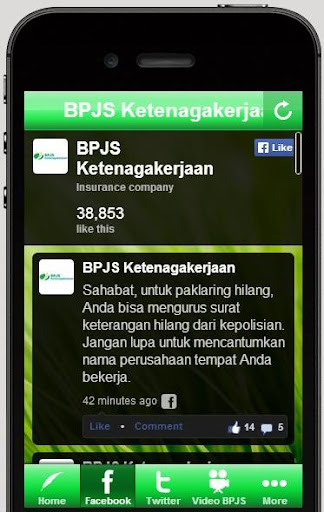 【免費教育App】BPJS Ketenagakerjaan - SosMed-APP點子