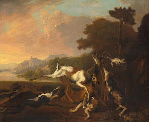 RIJKS: Abraham Daniëlsz. Hondius: The Deer Hunt 1695