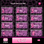 GO Contacts Pink Cheetah Theme Apk
