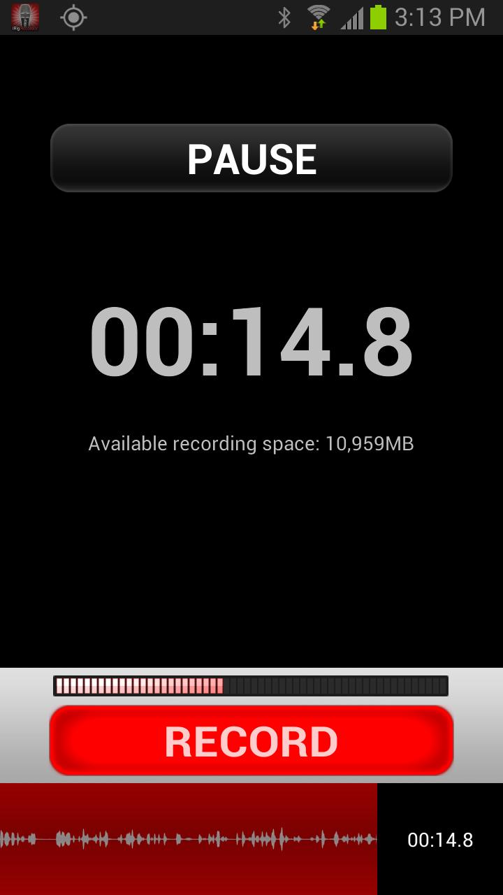 iRig Recorder Screen 2