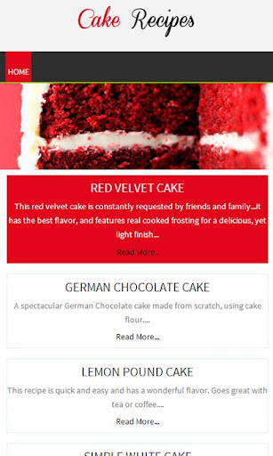 Cake Recipes