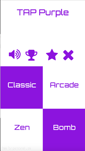 TAP PURPLE - PIANO TILES