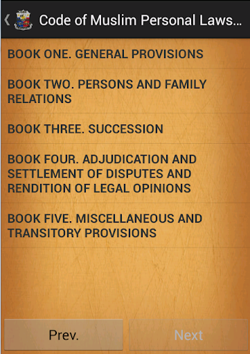 Code of Muslim Personal Laws