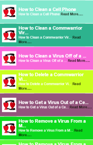 Clean Mobilephone Virus