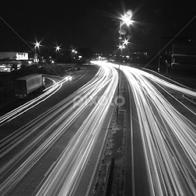 :: Long Lightrail :: by Pemain Derhaka - City,  Street & Park Night