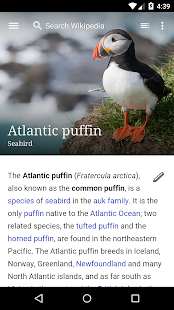 Wikipedia - screenshot thumbnail
