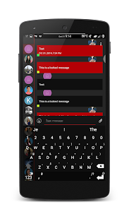 Download EvolveSMS Material Bars Red APK