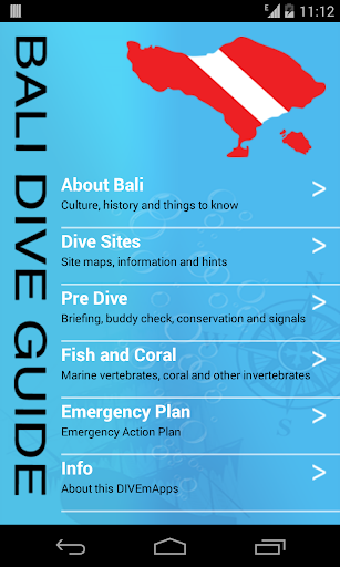 巴厘岛潜水指南由DIVEmApps