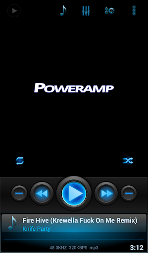 Mad Jelly Blue Poweramp Skin