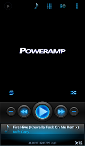 Screenshot Mad Jelly Blue Poweramp Skin v1.4