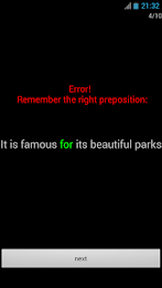 English Prepositions Training poster 19